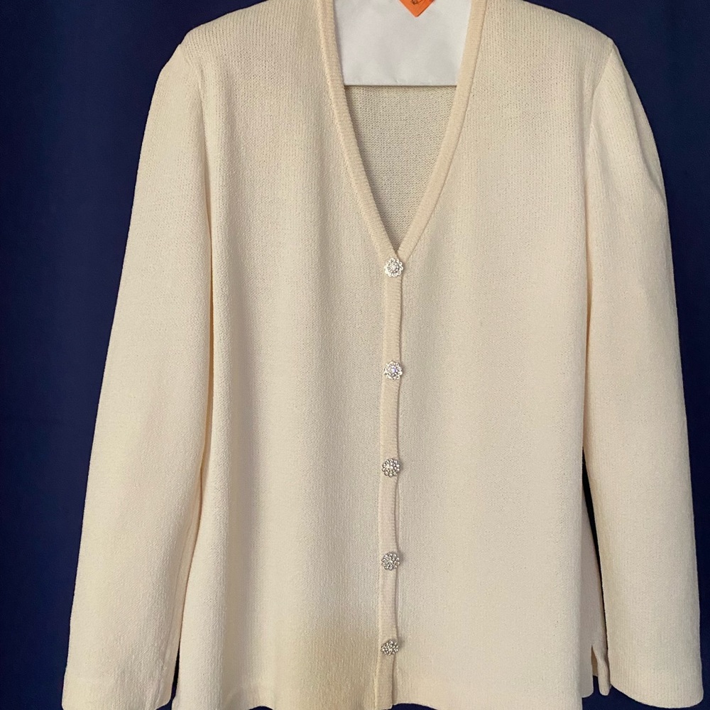 St John knit sweater jacket